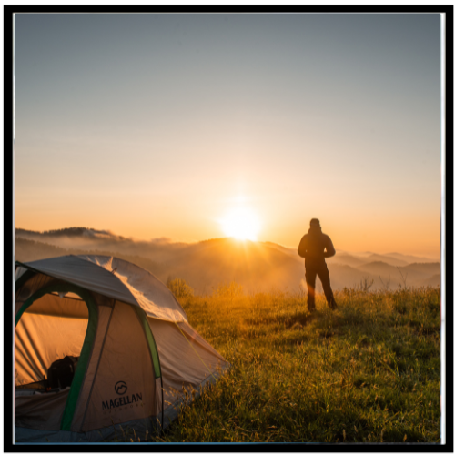 Camping and hiking