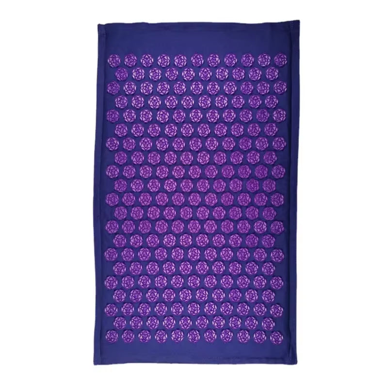 74*44Cm Nature Linen Coconut Palm Massage Yoga Mat with Bag Lotus Spike Acupressure Mat Cushion Massage Accupuncture Pad